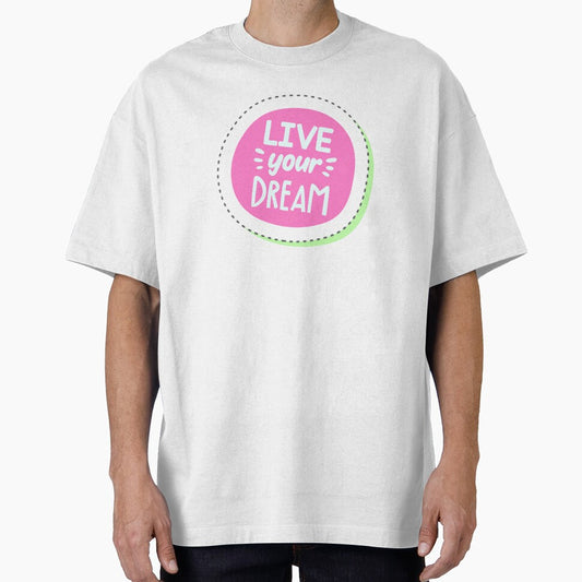 Live Your Dream Coloring Pop Art Stylish by Art Wear Nation
