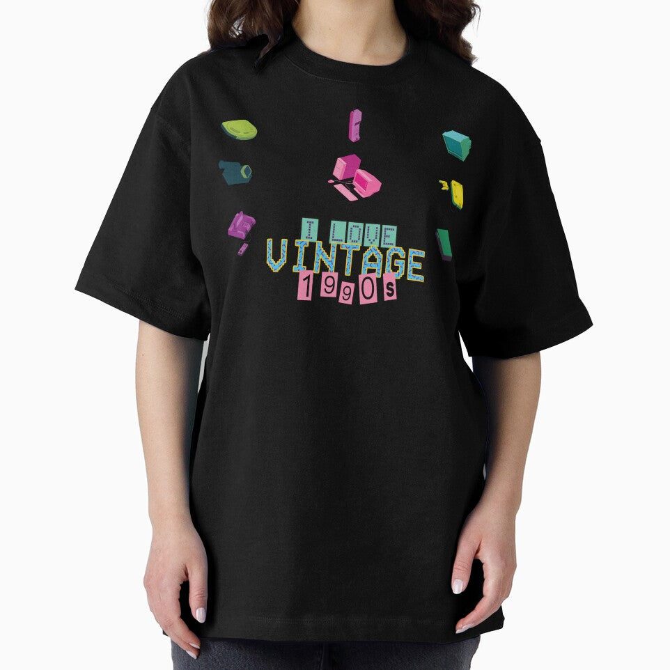 I Love Vintage 1990s Retro Design – Classic 90s Nostalgia Graphic by MEMORY-LN-Tees