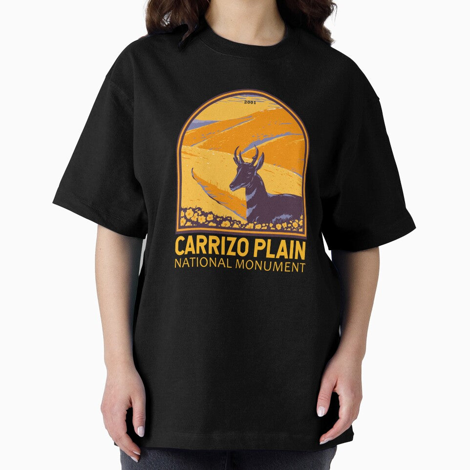 Carrizo Plain National Monument California Emblem by KrisSidDesigns
