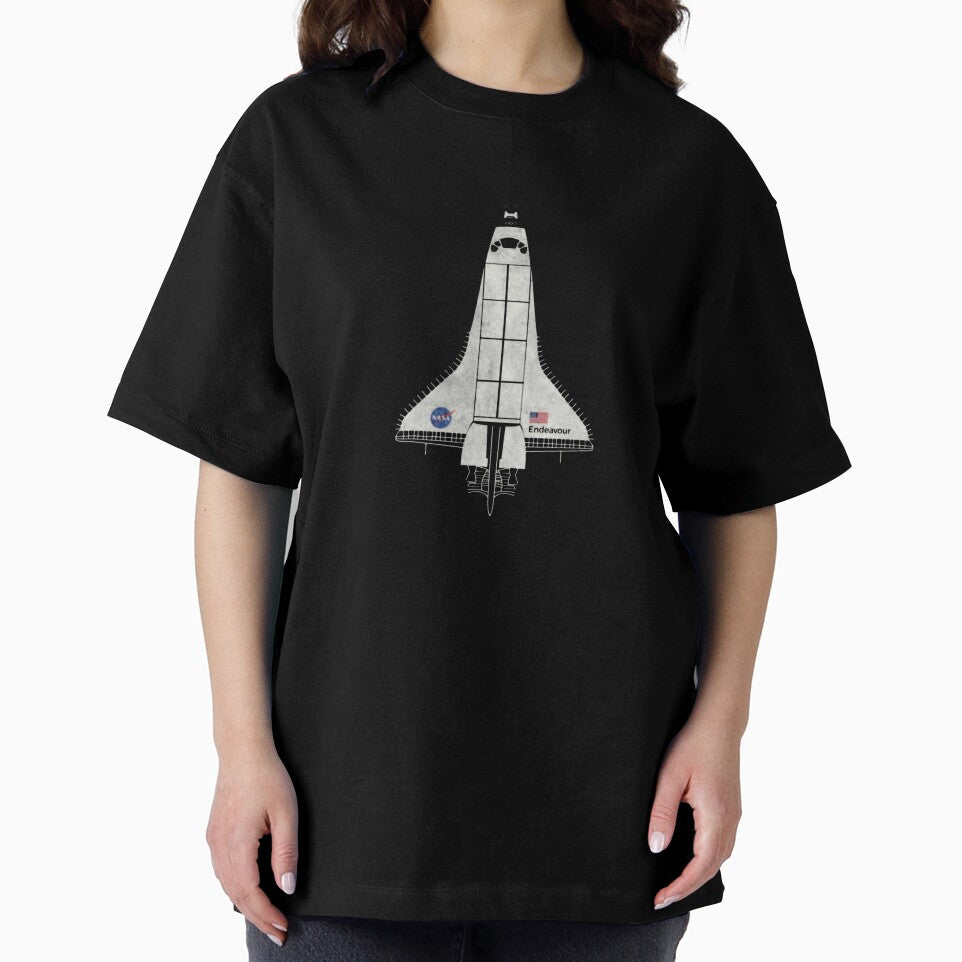 Endeavour NASA Space Shuttle T-Shirt_1154265 by Kat Langworthy