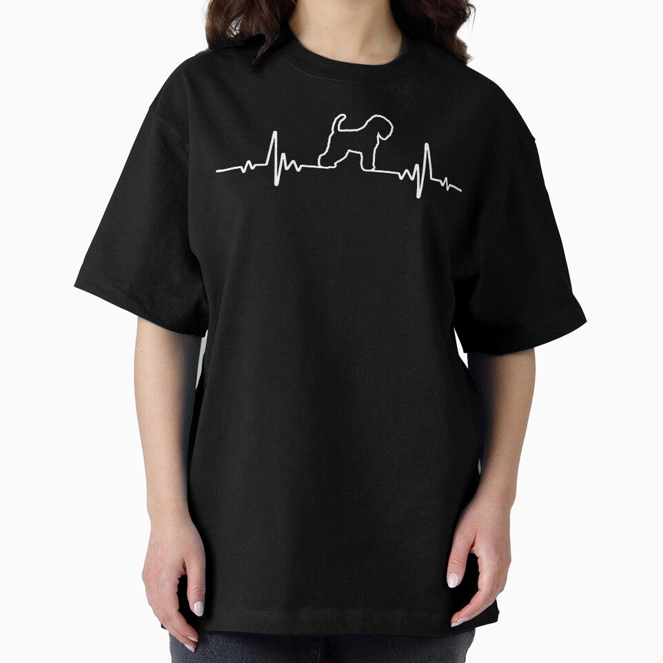 Minimalist Heartbeat Soft Coated Wheaten Terrier by More Cute Dogs