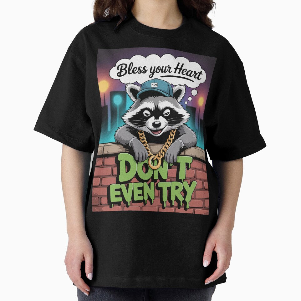 Funny Bless Your Heart Raccoon by Ketique