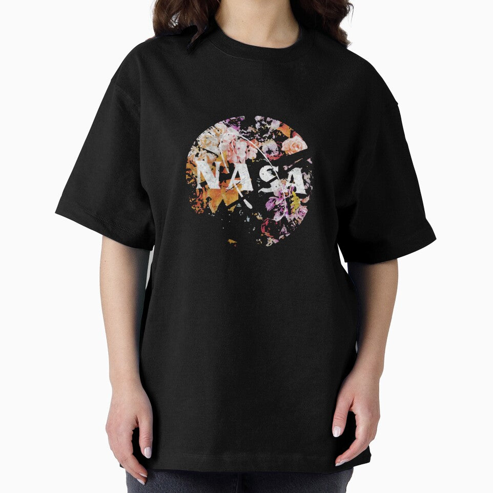 NASA Vintage Flowers Emblem T-Shirt_1601277 by CNMG4
