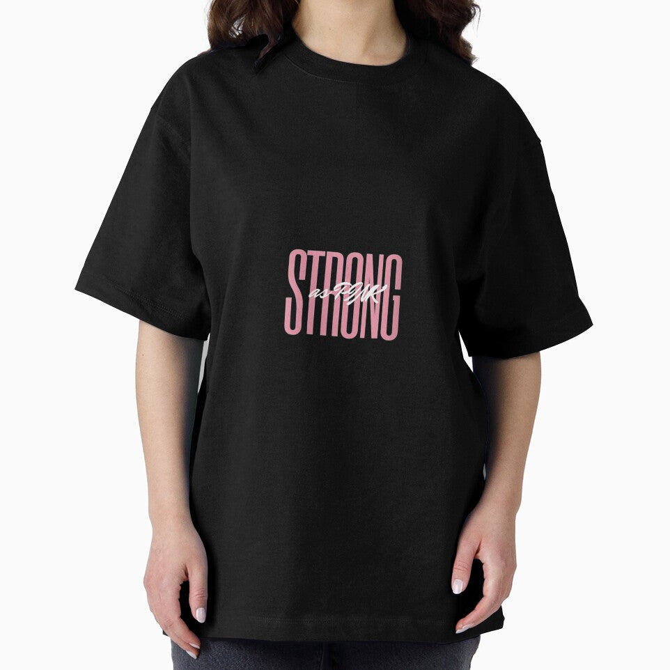Womens-Strong-As-Pink-Original-V-neck by pivpc1657