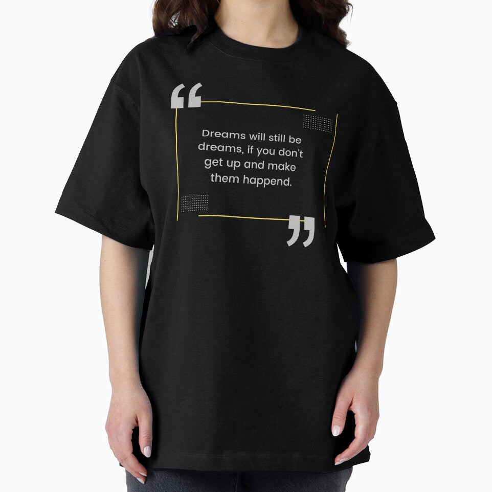 Dreams will be dreams Motivation Word Poster by Afe-Shop2