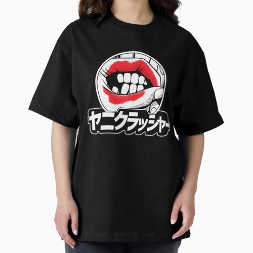 Anime Streetwear Screen-Print Mouth & Hands Graphic Logo – Bold Pop Art Design by ldjcustomdesign
