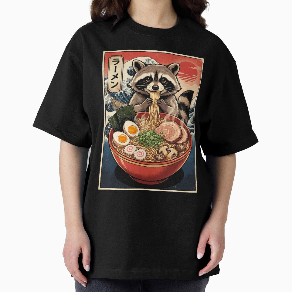 Vintage Raccoon Ramen Japanese Kawaii Anime Animal Lover by TerryConnells