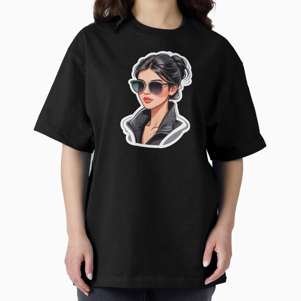 Casual Lady With Black Hair and Outfit by MadnessEnvelope