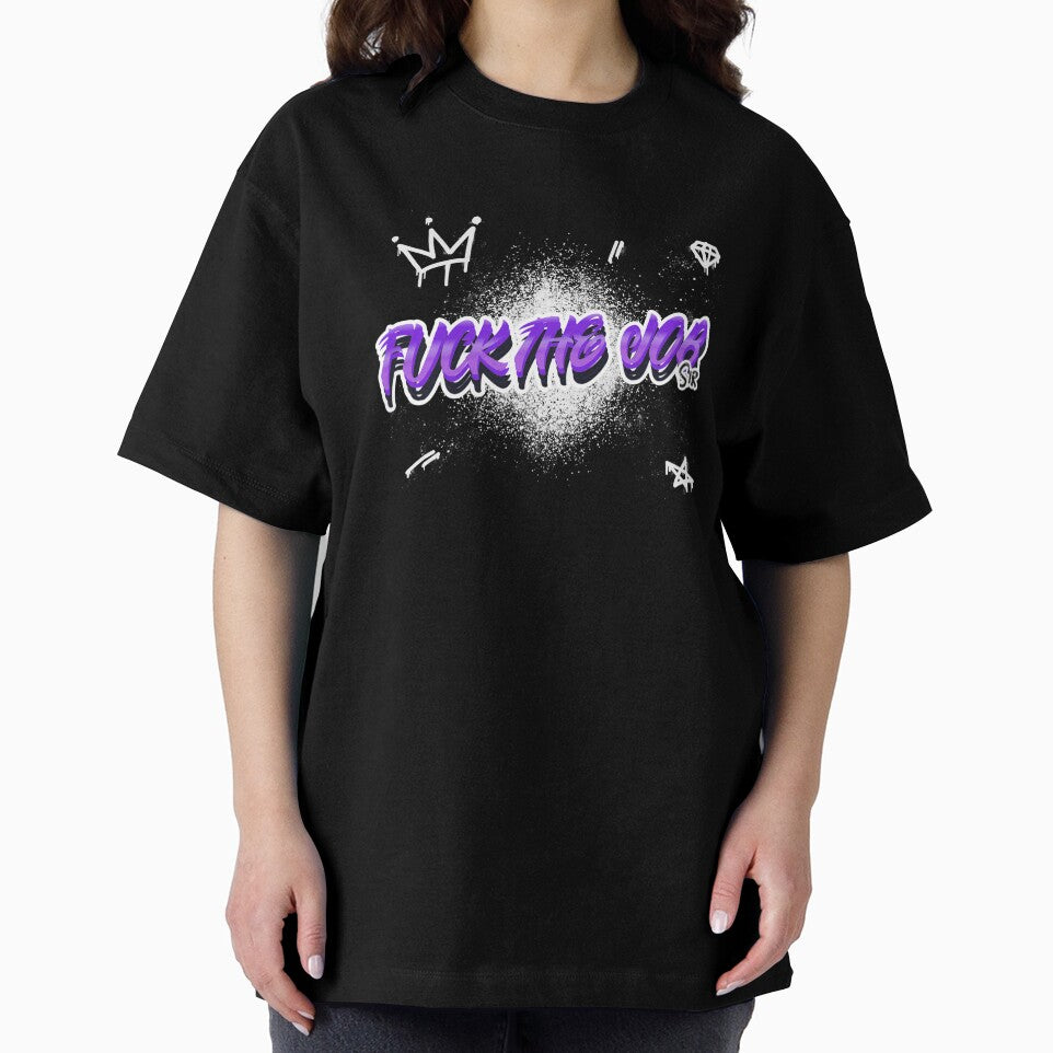 Urban Attitude Graffiti Tee – “F*ck The Job Sir” Streetwear Design by Atlantic Flyer Designs