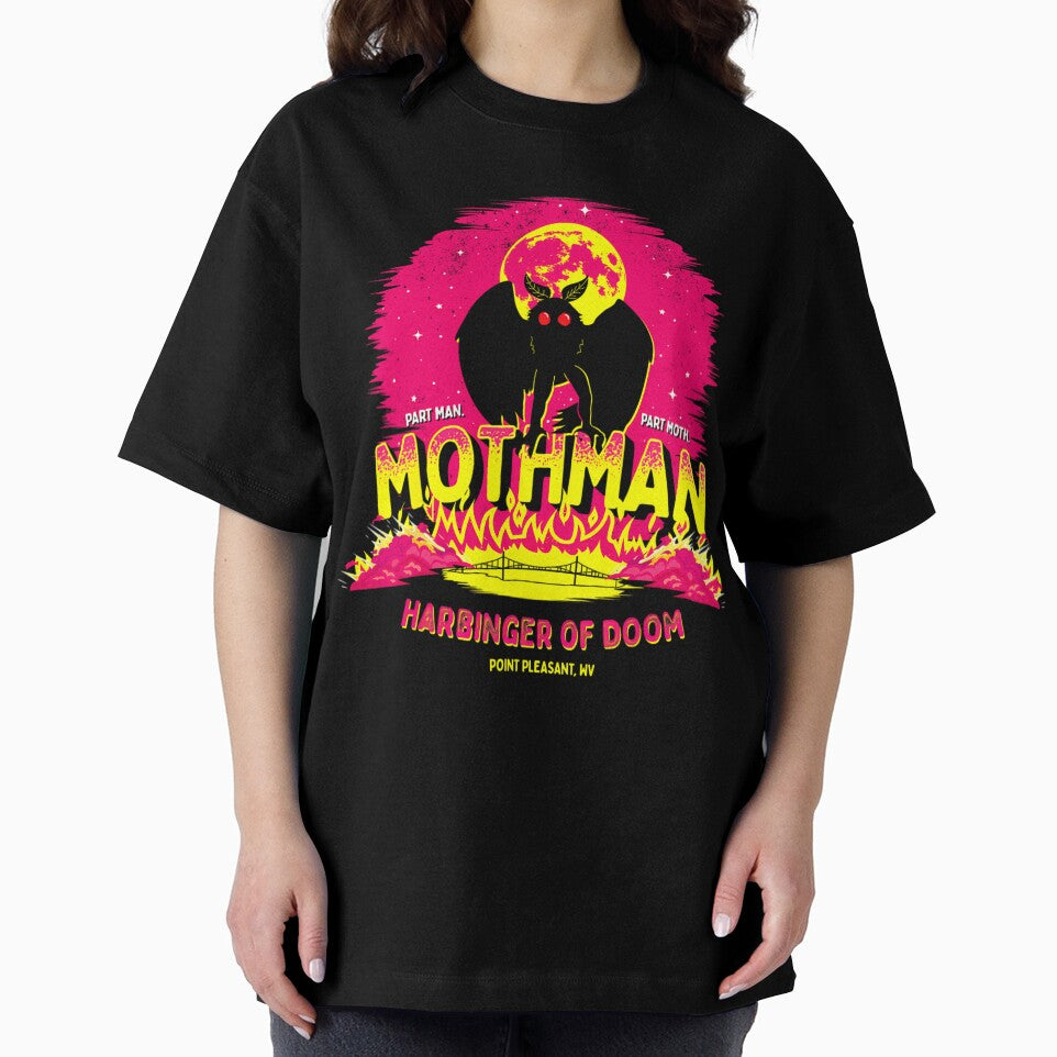 Mothman - Harbinger of Doom! Funny Cute Cryptid Creature Short Sleeve by baabmmanry52