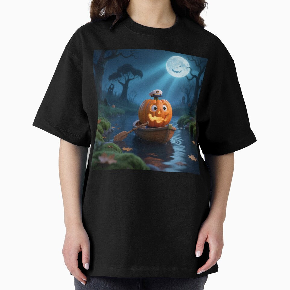 Happy Pumpkin floating by MariaTheExpert