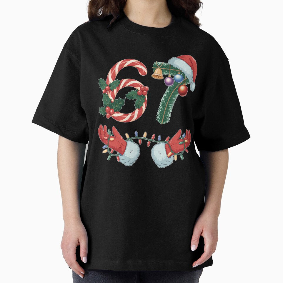67 Christmas 6 7 Meme Pajamas Holiday Gen Alpha Slang by grumpzara