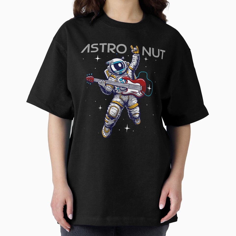Astro nuts (astronaut playing guitar) by hayrpictures