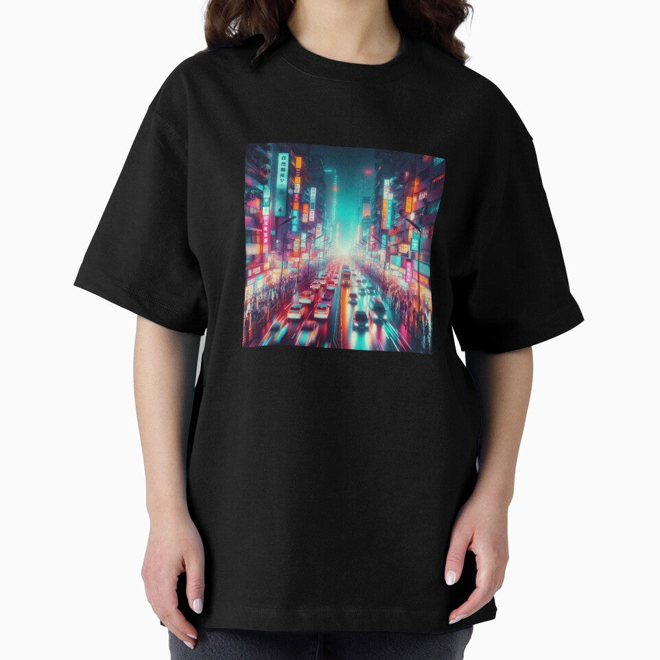 Neon Night Street by artistree98