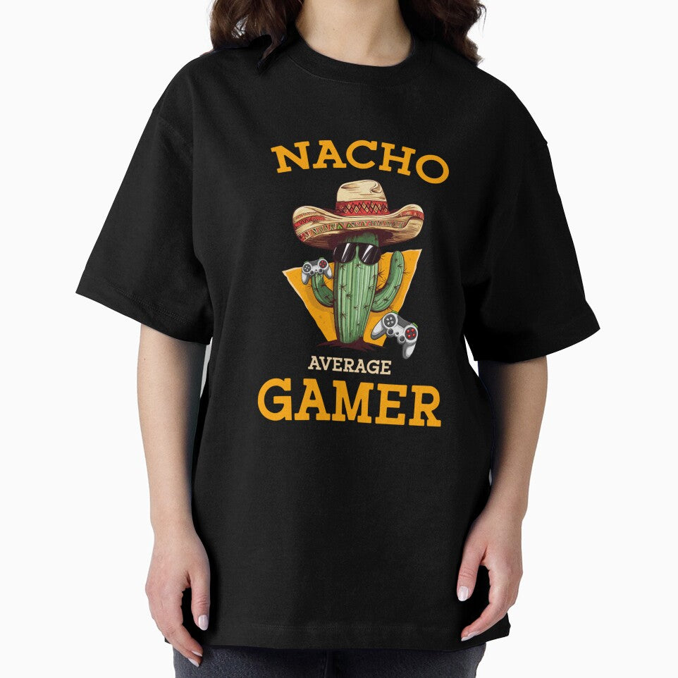 Nacho Average Gamer Video Game Player Funny Mexican Gaming by taaddison50