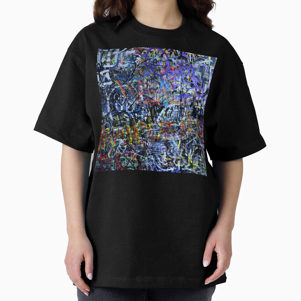 Urban Industrial Graffiti-Inspired Abstract Aesthetic Art by DEC02