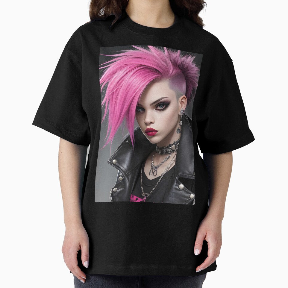 Punk Aesthetic Girl Graphic design by SoccaTamam