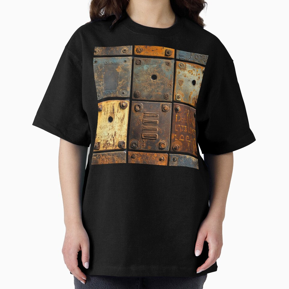 Chic Industrial Urban Rusted Colors Metallic-Like Designs by DEC02