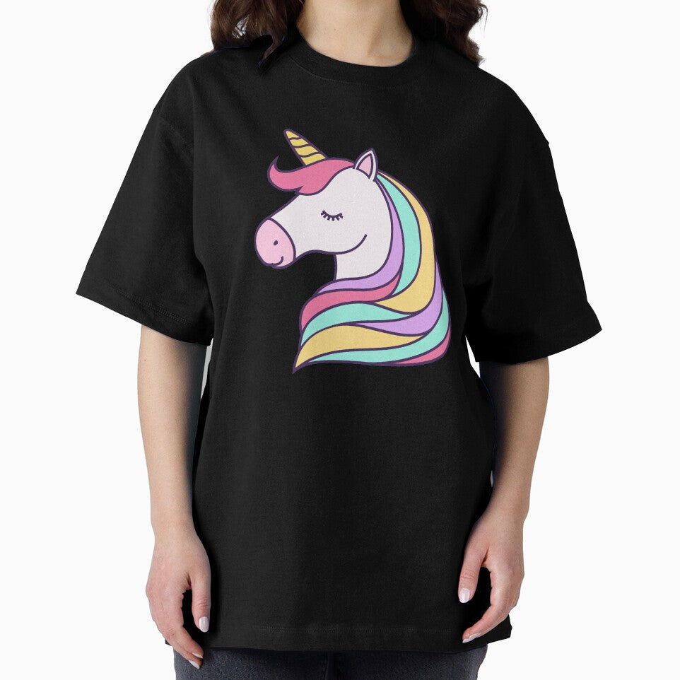 Cute Unicorn Face by Esmilna Castillo