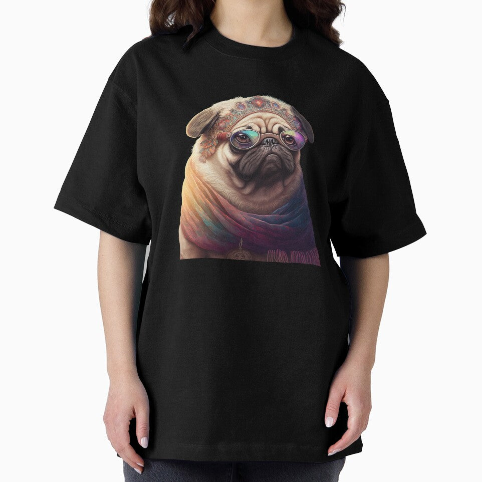 Hippie pug by AnimalArtPhotos