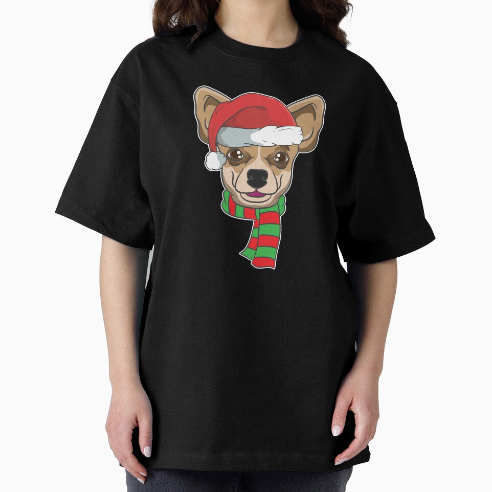 Funny Christmas Dog Xmas Santa Chihuahua Holiday Gift by haselshirt