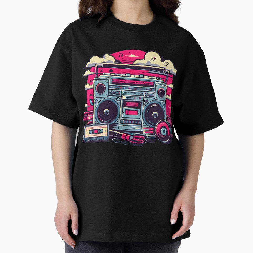 90's Retro Boombox by D-Dreamweaver