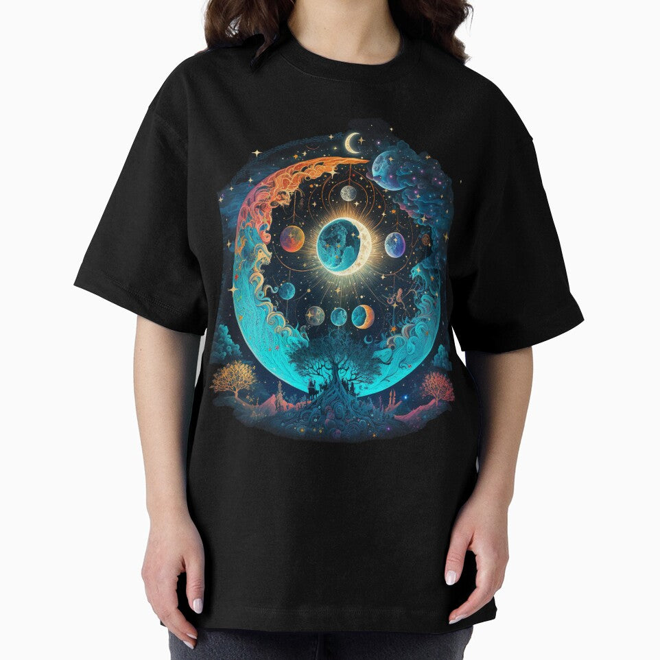 cluster of moons is a mesmerizing sight by LLdreams