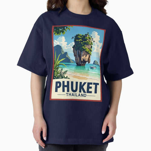 A Pop Art Travel Print of Phuket - Thailand by StudioRedKoala