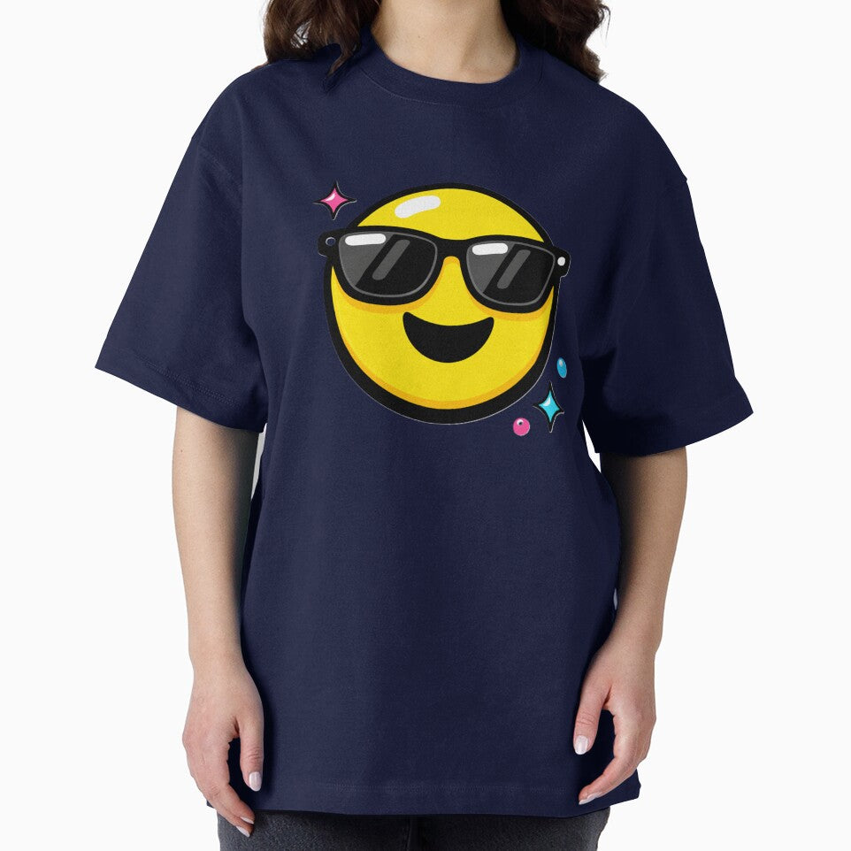 Happy Cool Smiley Y2K Aesthetic by LittleRoarArt