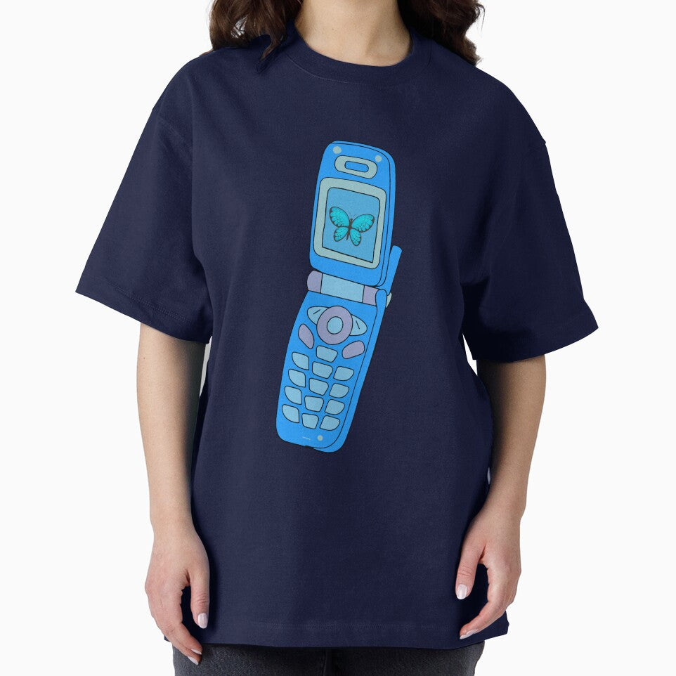 Y2k blue butterfly flip phone design by azzeddine  ⭐⭐⭐⭐⭐