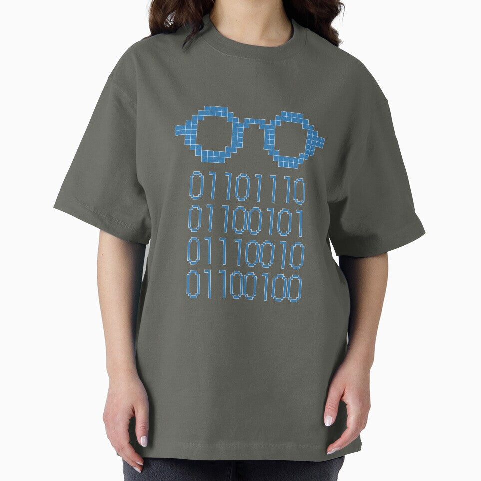 Binary Code Nerd Glasses by doodlingjay