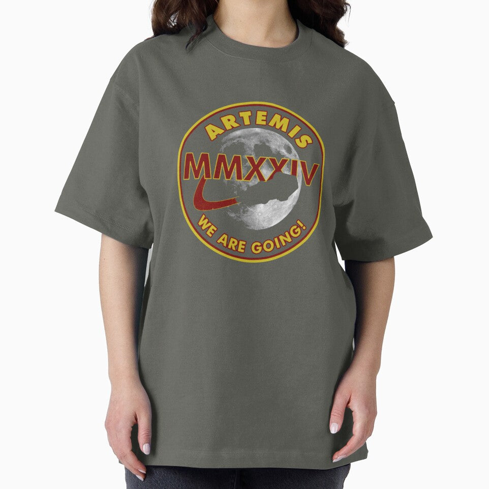 Artemis We Are Going! Moon Mission 2024 Non-Distressed Version T-Shirt_4844355 by ZiraBooth