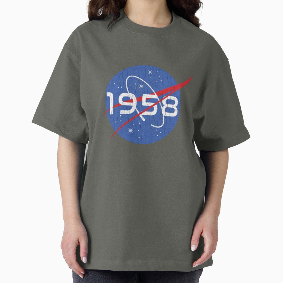 1958 NASA T-Shirt_10715295 by Kat Langworthy