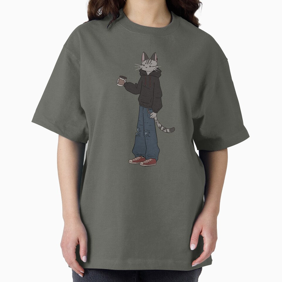 casual cat by papercreatyre