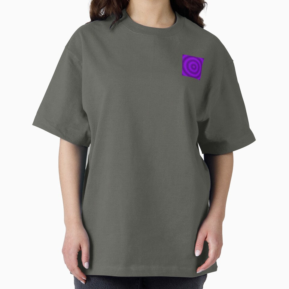Plain Purple Lavender Circle Design by Zareen Sayyed