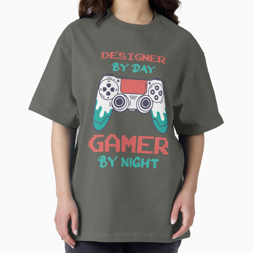 Designer By Day Gamer By Night - Funny Designer quote gift idea For Men and Women by Mmmm3344