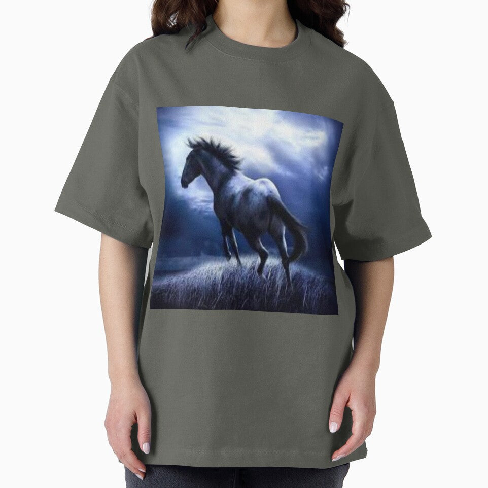 Horse with Blue Sky Good Design by Sameer Shrivastava