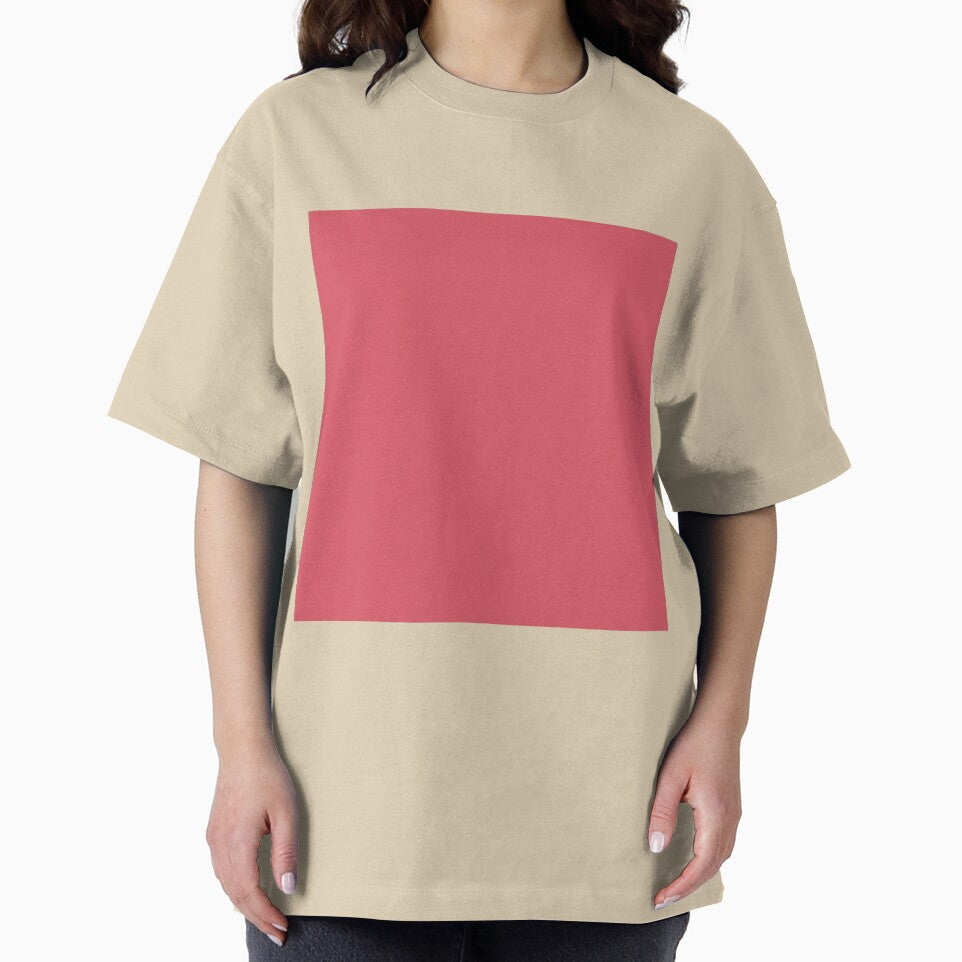 Plain Solid Color Coral Red Pink Vivid Pink Magenta  (C10 M80 Y50) by mimihuang creations