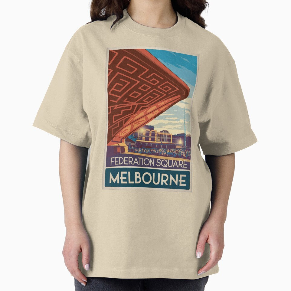 Melbourne Vintage Travel Poster by TravelerRat