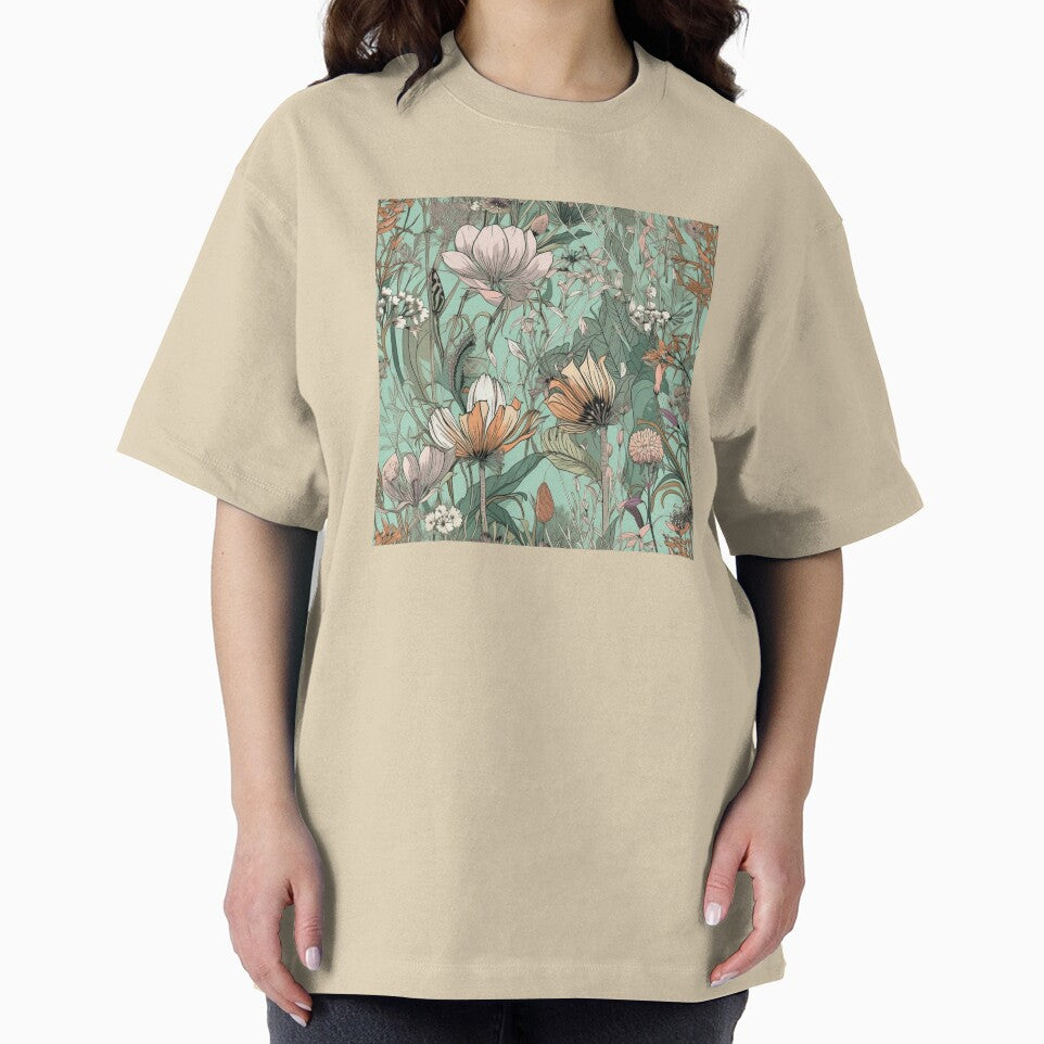 Pretty Spring Flower Garden as illustrated wildflowers in the Early Summer Bloom by EmilyFNM3D