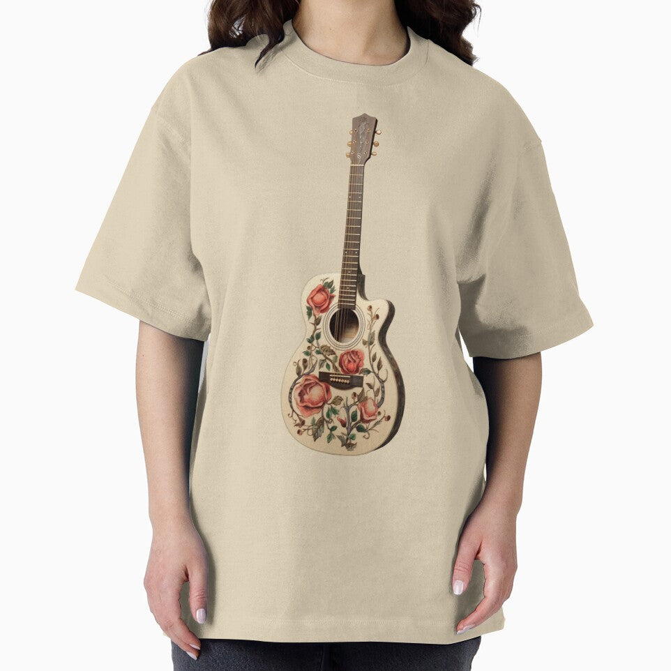 A Hippie Acoustic Guitar by GoodOldVintage
