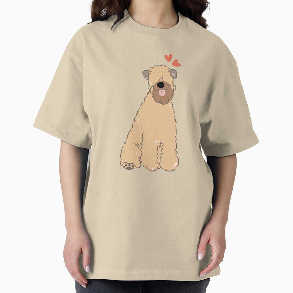 Love Gold Soft Coated Wheaten Terrier 2 by Lulupainting