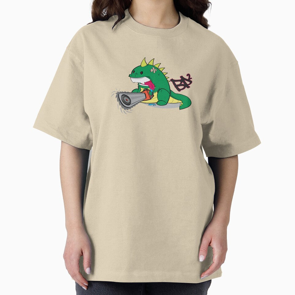 BP2 Dino Logo Scoop Neck Girly Fit by eL7e