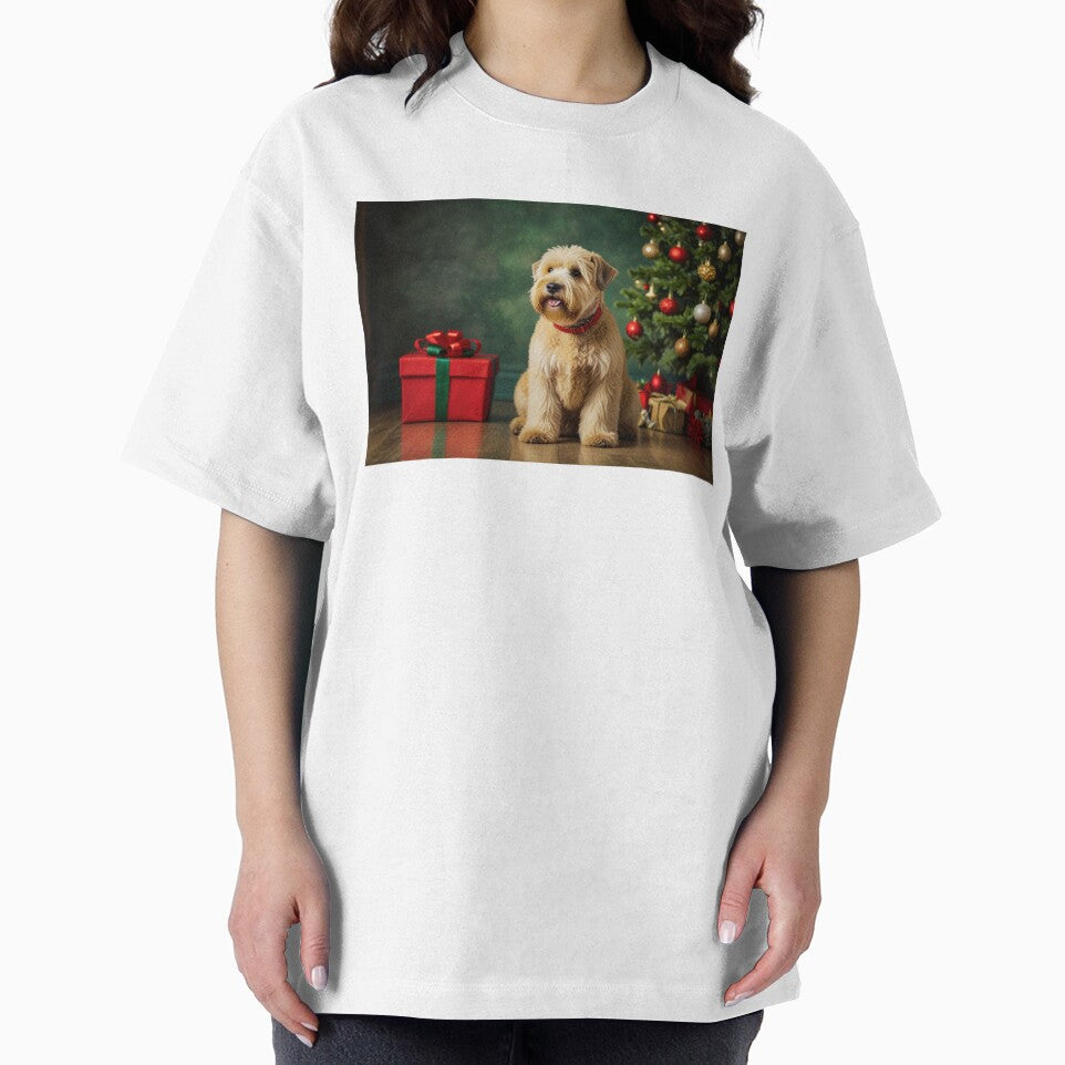 Soft Coated Wheaten Terrier Dog Christmas by ChaosReigns91