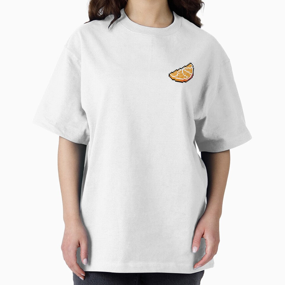 Pixel Orange Slice - pixel food art by LittleFoodShop