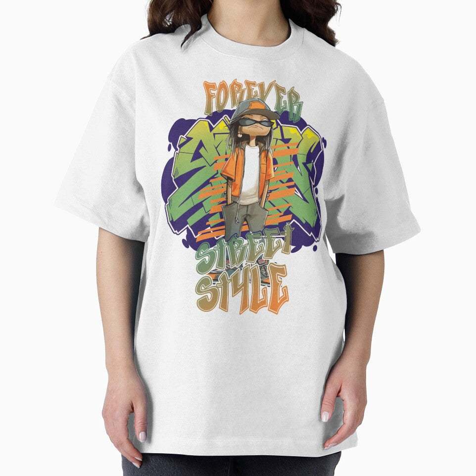 Graffiti Streetwear Cartoon Girl by Szpaku desart