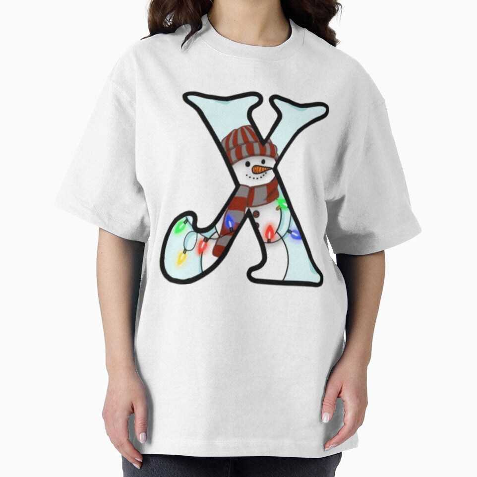 Holiday themed letter X by Artistkhg