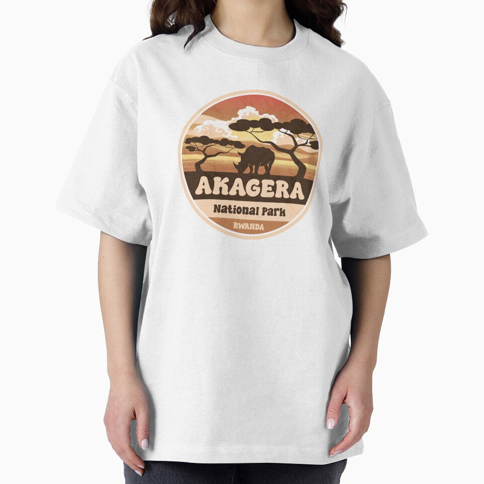 Akagera National Park Rwanda Vintage Safari Graphic by CynthiaGraphics