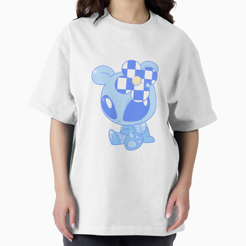 Flower Head Bear (blue) by gross-girl99