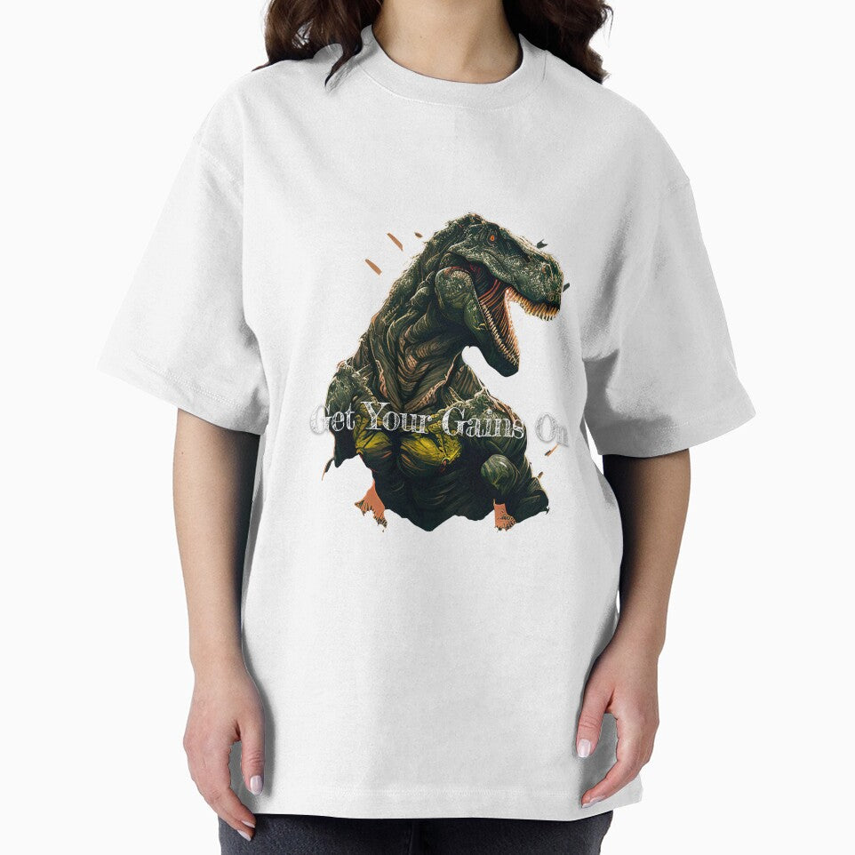 Get Your Gains On Bodybuilding Fitness Gym Workout Exercise Merch Print  Design by tengamerx